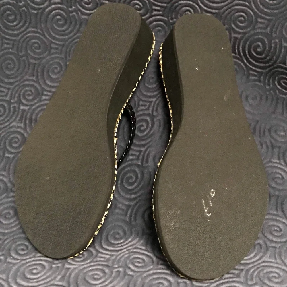 Flojos Black and Cream Sandles - Picture 5 of 8